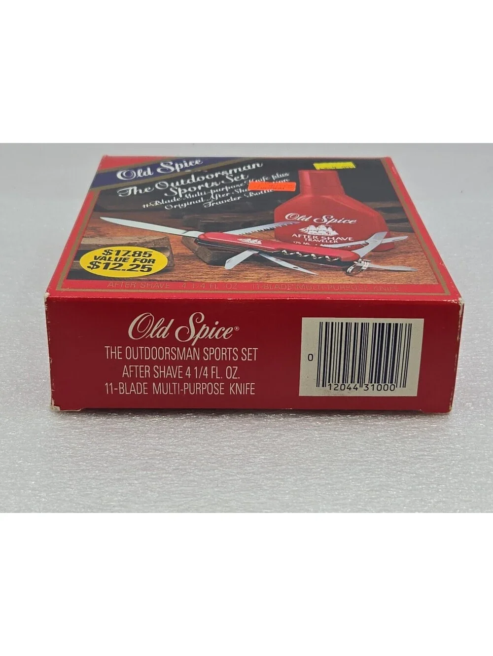 Vintage Old Spice Outsdoorsman Sport Set After Shave & Knife NOS Original Box